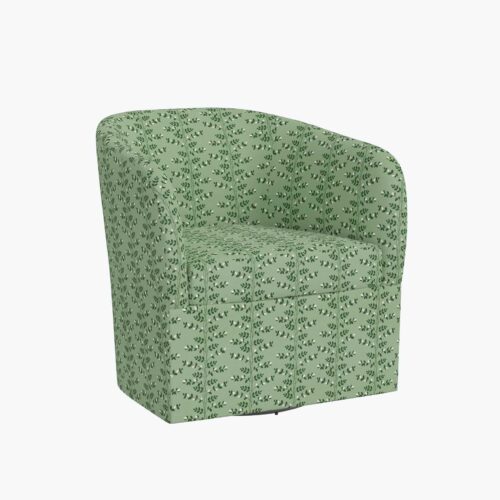 Pembroke Swivel Chair - Climbing Vines