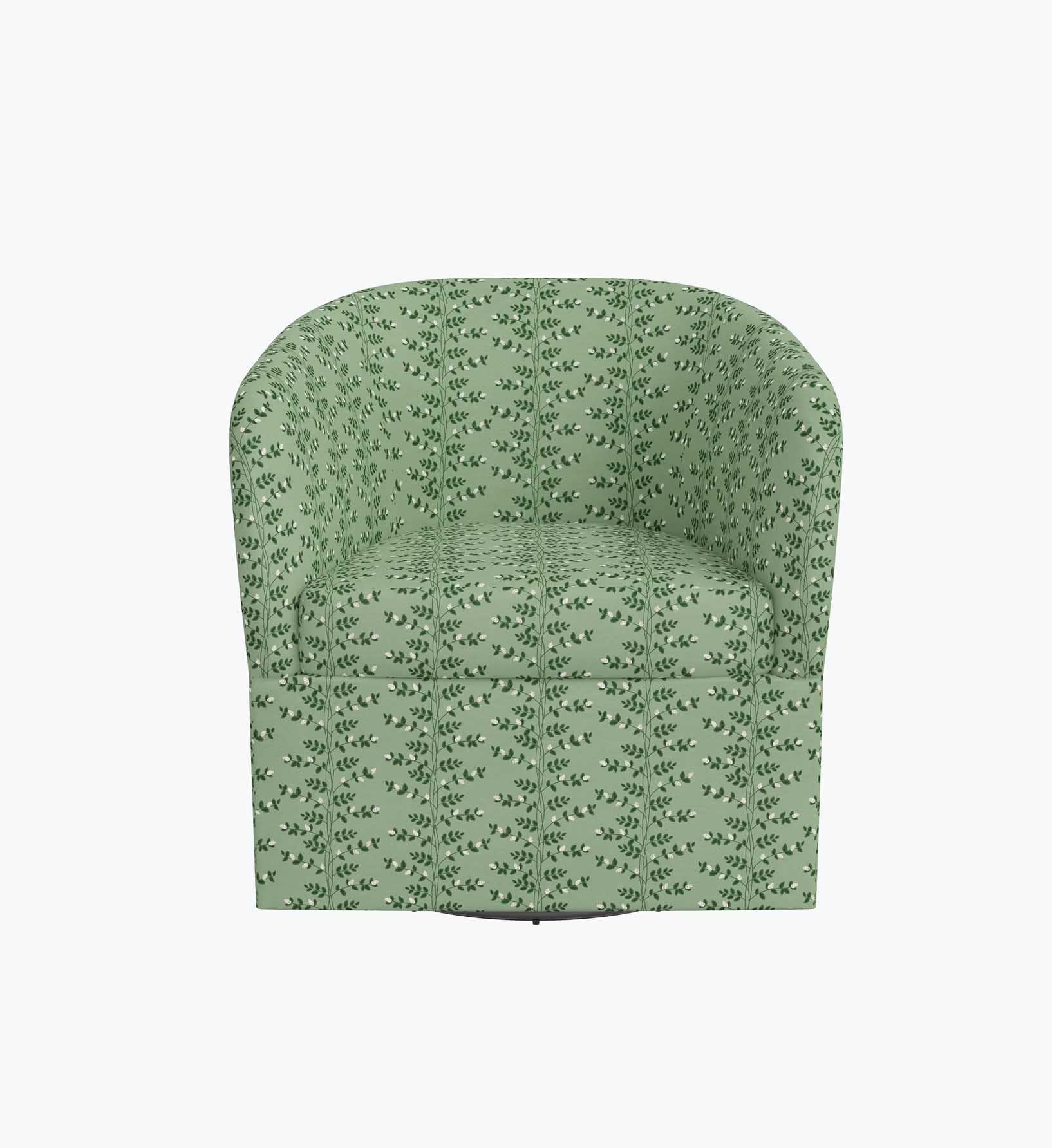 Pembroke Swivel Chair - Climbing Vines - Image 3
