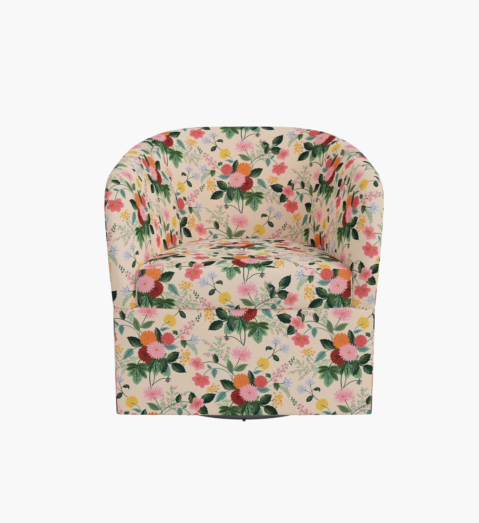 Pembroke Swivel Chair - Dahlia - Image 3