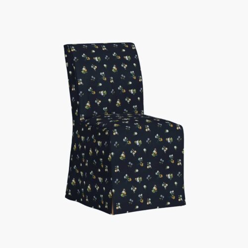 Frances Slipcover - Ditsy Dahlia Navy