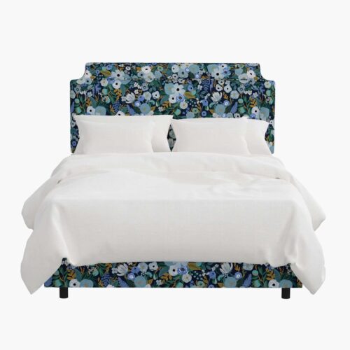 Alternative view of Hampton Bed - Garden Party Blue