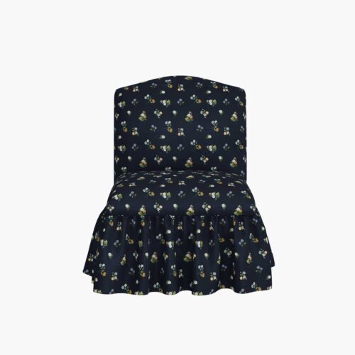 Alternative view of Edie Slipper Chair - Ditsy Dahlia Navy