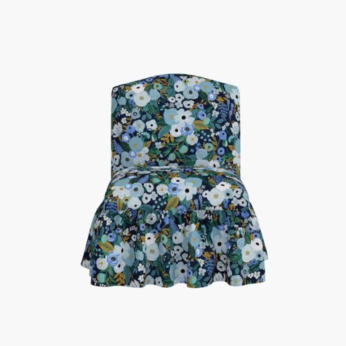 Alternative view of Edie Slipper Chair - Garden Party Blue