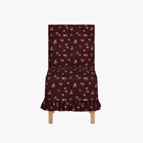 Alternative view of Louise Slipcover - Ditsy Dahlia Burgundy