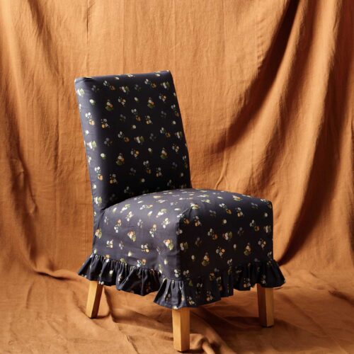 Alternative view of Louise Slipcover - Ditsy Dahlia Navy