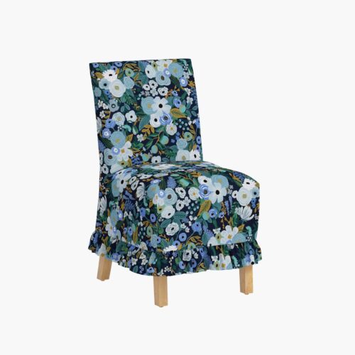 Louise Slipcover - Garden Party Blue