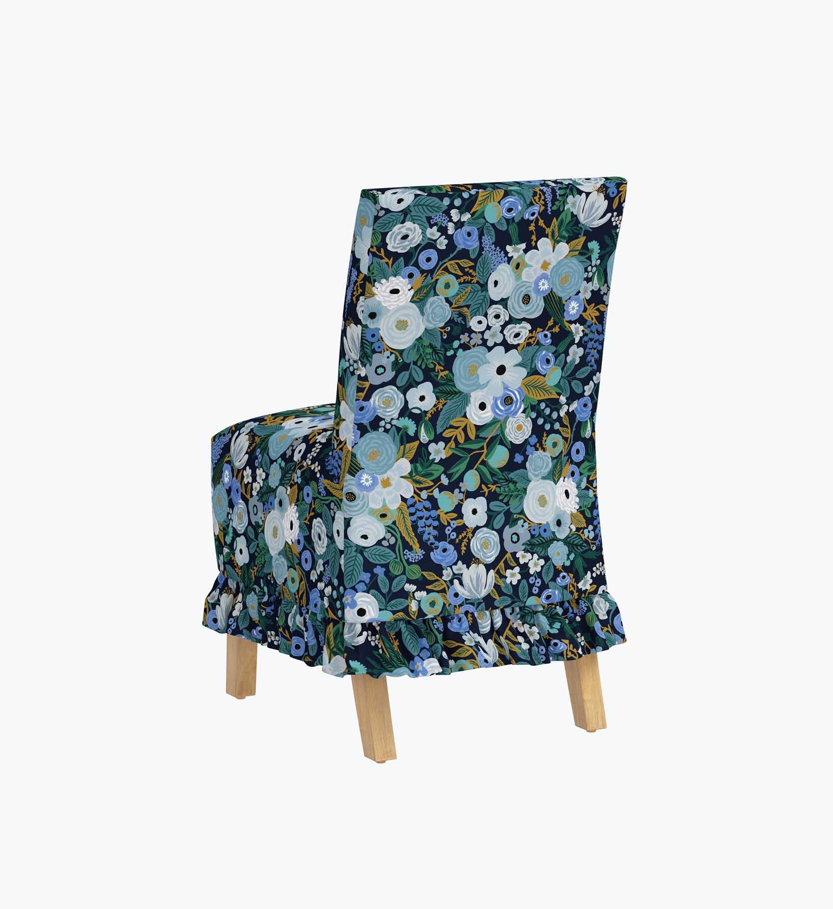 Louise Slipcover - Garden Party Blue - Image 4