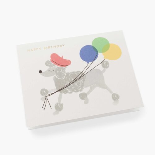 Alternative view of French Poodle Birthday Cards - Boxed Set