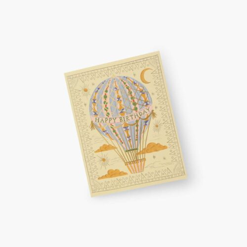 Alternative view of Hot Air Balloon Birthday Card - Single Card