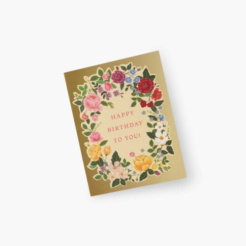 Alternative view of Botanical Birthday Card - Single Card