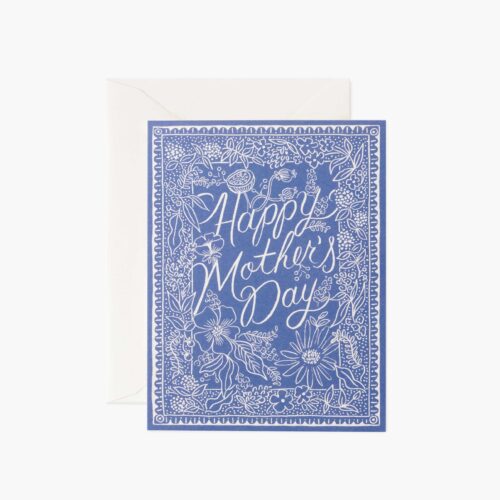 Delft Mother's Day Card - Single Card