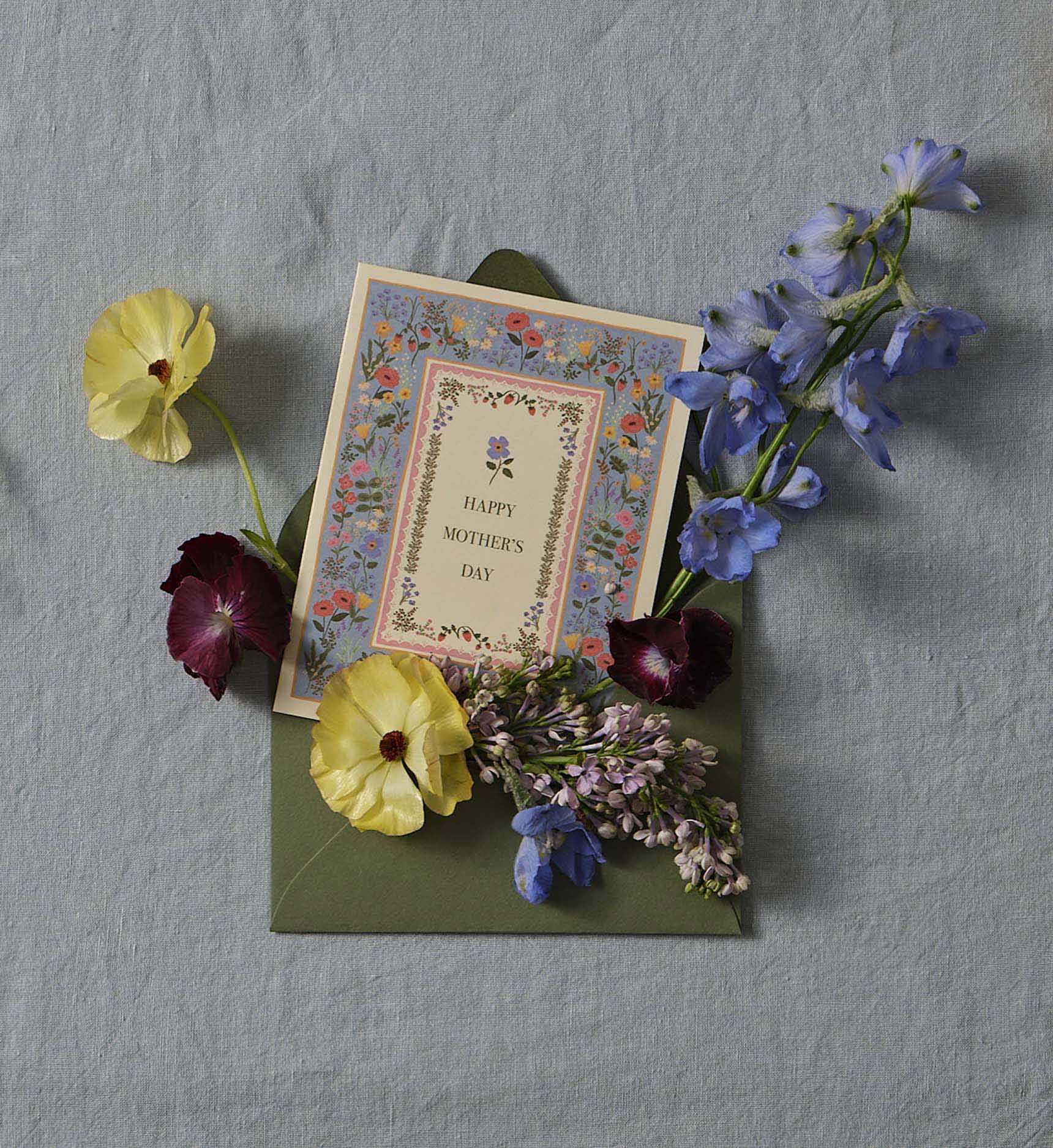 Trellis Mother's Day Card - Single Card - Image 2