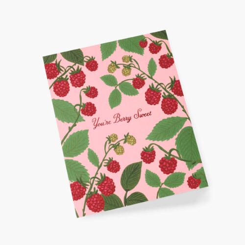 Alternative view of You're Berry Sweet Love & Friendship Card - Single Card