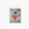 Heart Bandit Silver Love & Friendship Card - Single Card