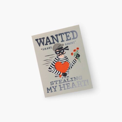 Alternative view of Heart Bandit Silver Love & Friendship Card - Single Card
