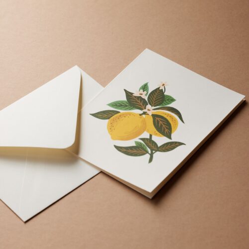 Alternative view of Lemon Blossom Everyday Card - Single Card