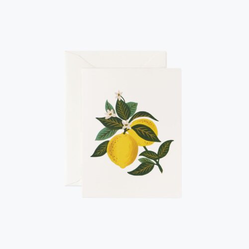 Lemon Blossom Everyday Card - Single Card