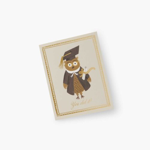 Alternative view of Congrats Owl Congrats Card - Single Card