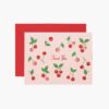 Cherries Thank You Card - Single Card
