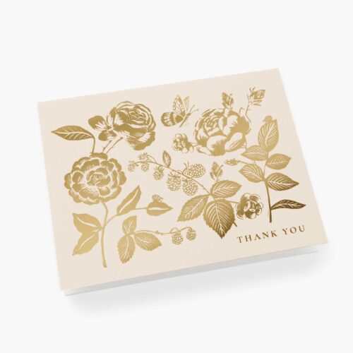 Alternative view of English Rose Thank You Card - Single Card