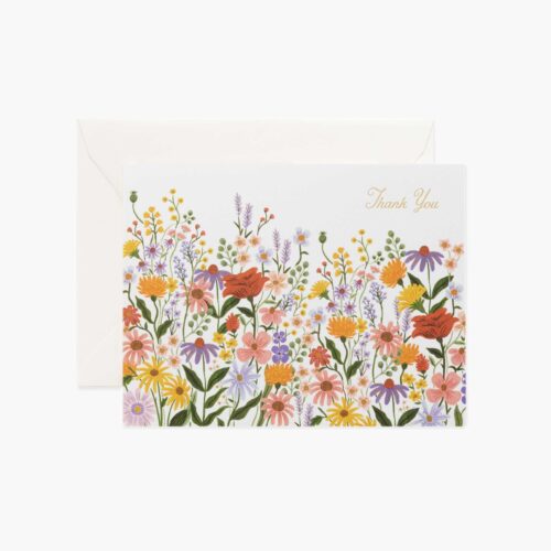 Prairie Garden Thank You Card - Single Card
