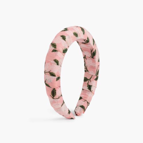 Wrapped Headband - Pink Hydrangea
