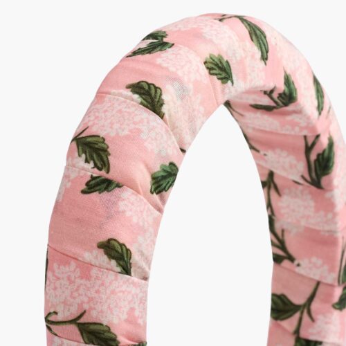 Alternative view of Wrapped Headband - Pink Hydrangea
