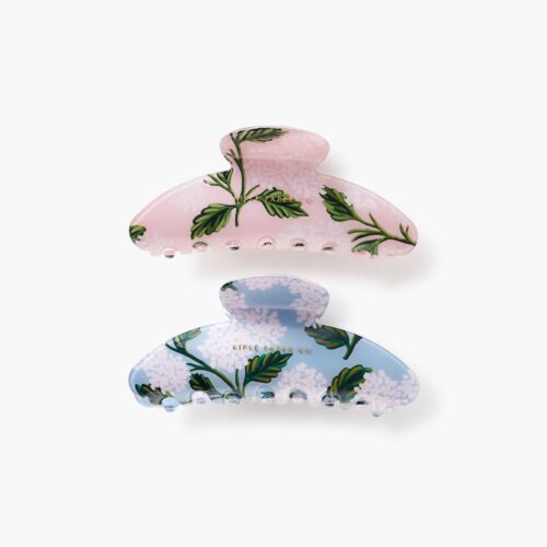Large Claw Clip Set - Hydrangea