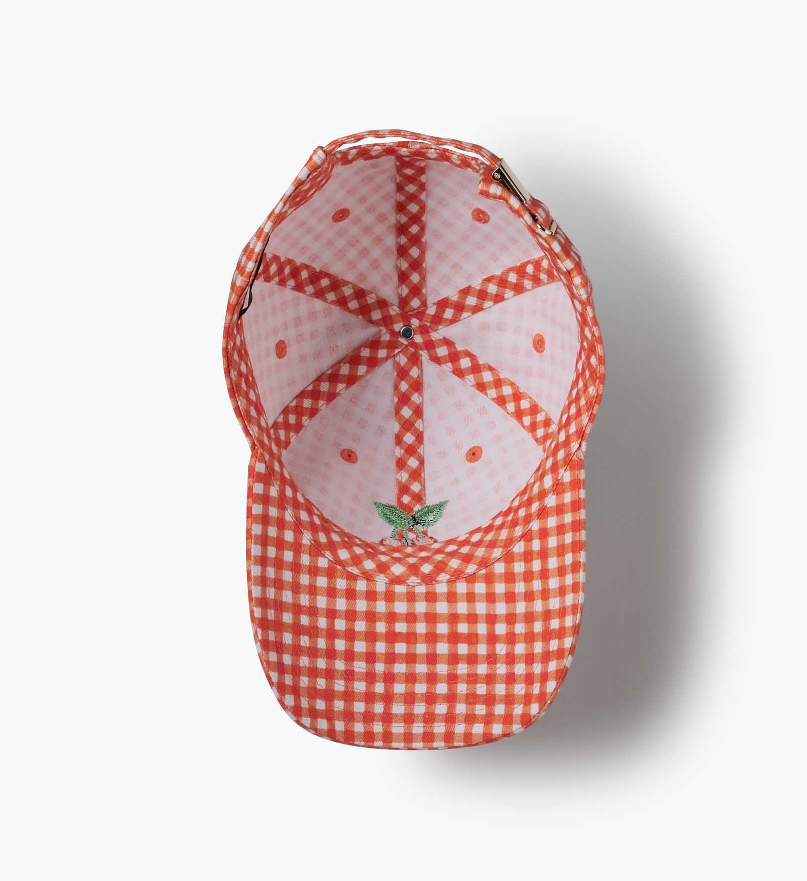 Baseball Cap - Gingham Cherries - Image 6
