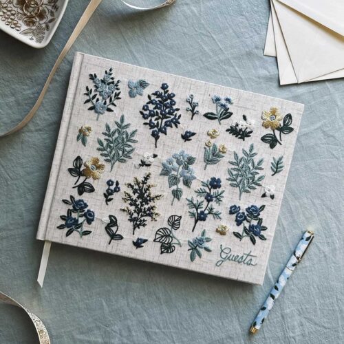 Alternative view of Embroidered Guest Book - Wildwood