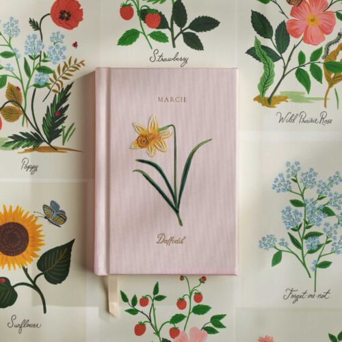 Alternative view of Birth Month Mini Embroidered Journal - March