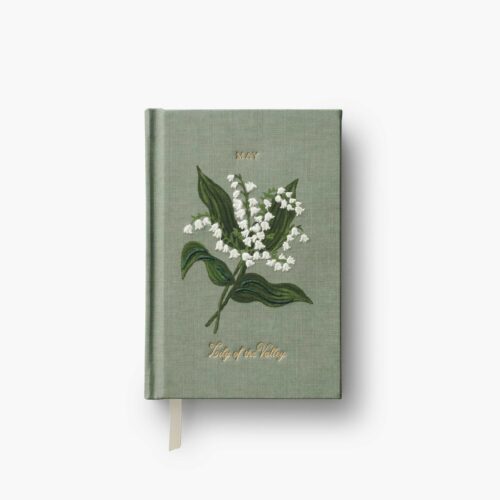 Birth Month Mini Embroidered Journal - May