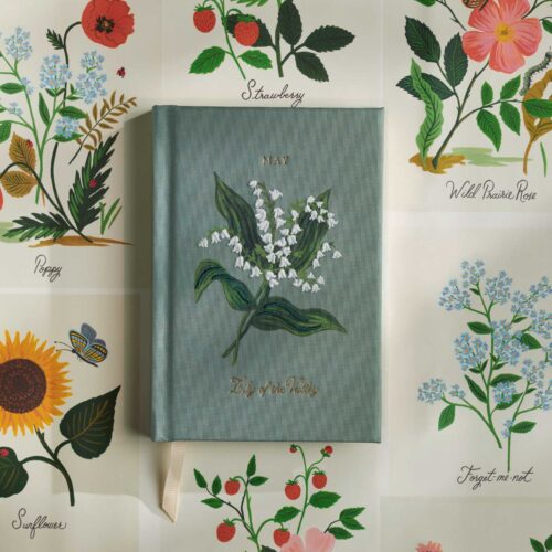 Alternative view of Birth Month Mini Embroidered Journal - May