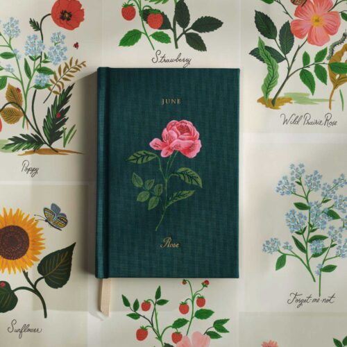 Alternative view of Birth Month Mini Embroidered Journal - June