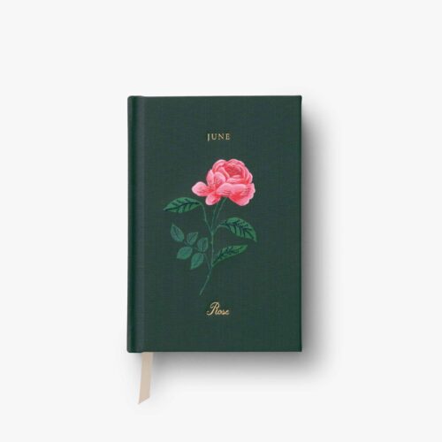 Birth Month Mini Embroidered Journal - June