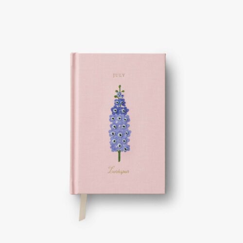 Birth Month Mini Embroidered Journal - July