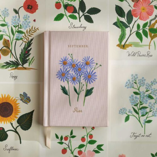 Alternative view of Birth Month Mini Embroidered Journal - September