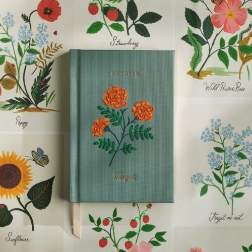 Alternative view of Birth Month Mini Embroidered Journal - October