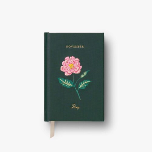 Birth Month Mini Embroidered Journal - November