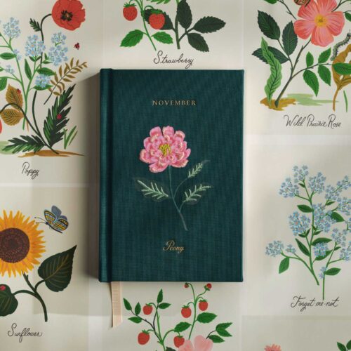 Alternative view of Birth Month Mini Embroidered Journal - November