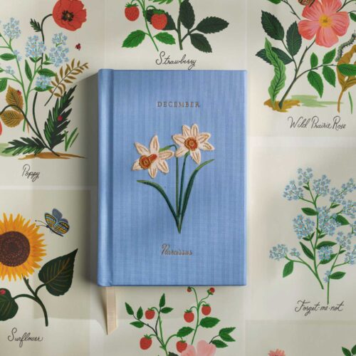 Alternative view of Birth Month Mini Embroidered Journal - December