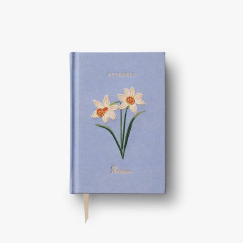 Birth Month Mini Embroidered Journal - December