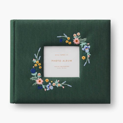 Embroidered Heirloom Photo Album - Wildwood