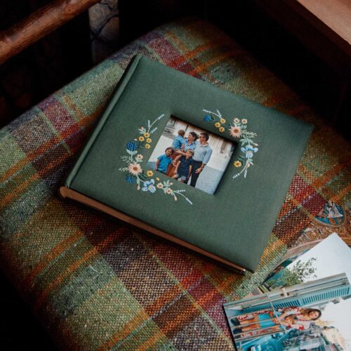 Alternative view of Embroidered Heirloom Photo Album - Wildwood