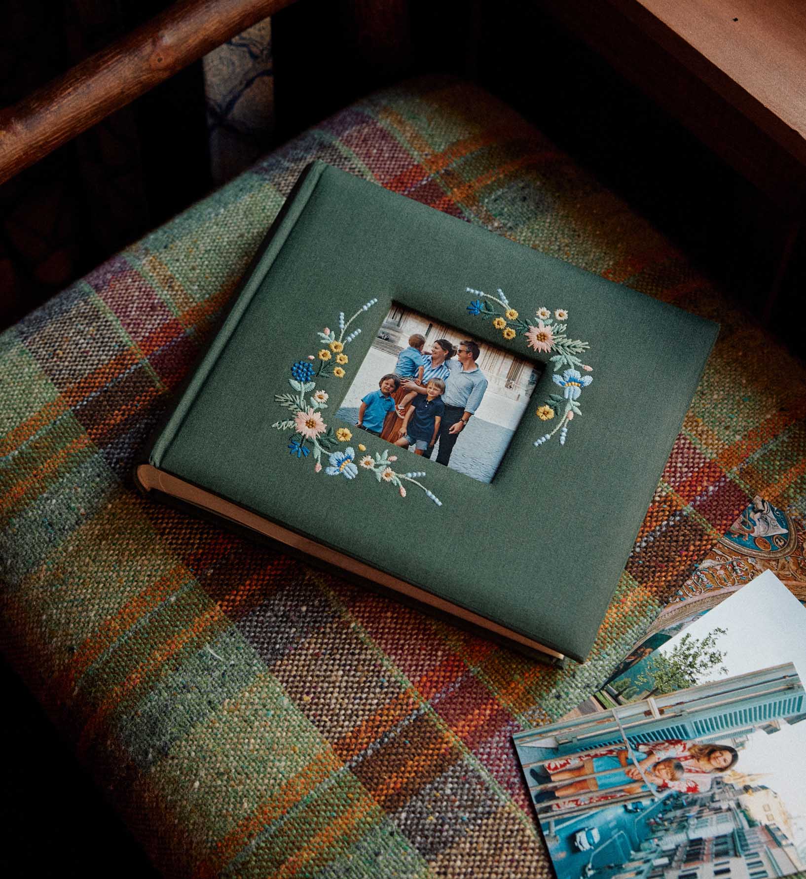 Embroidered Heirloom Photo Album - Wildwood - Image 2