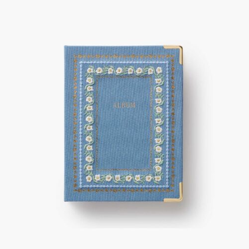 Embroidered Small Photo Album - Delphine