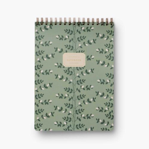 Large Top Spiral Notebook - Climbing Vines