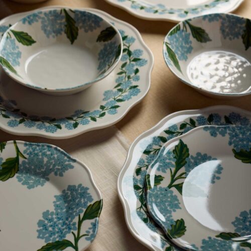Alternative view of Melamine Assorted Bowls - Hydrangea