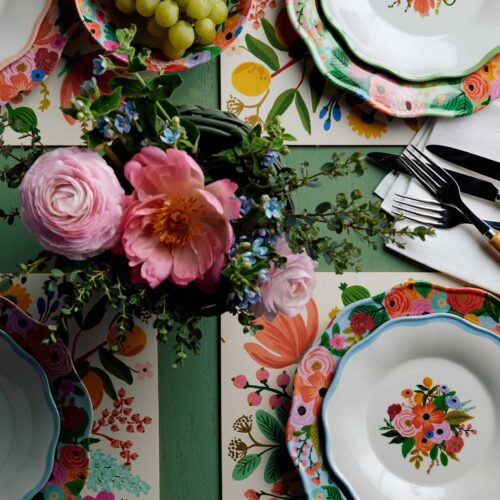 Alternative view of Melamine Assorted Dinner Plates - Garden Party