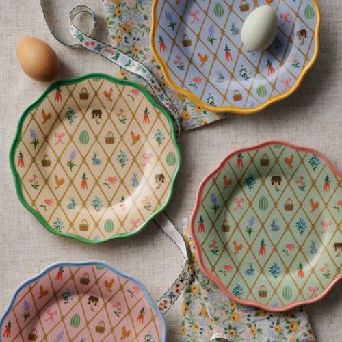 Alternative view of Melamine Assorted Dessert Plates - Spring Farm